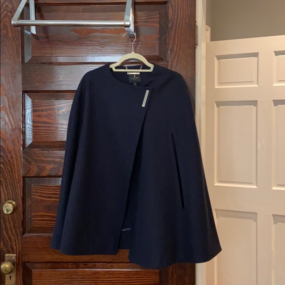 Blue Ted Baker Cape Coat